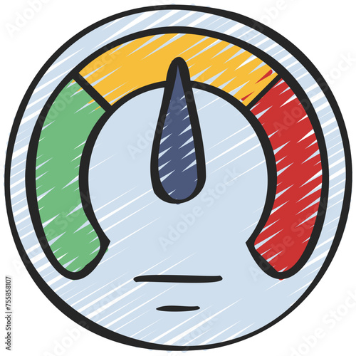 Computer Speed Test Icon