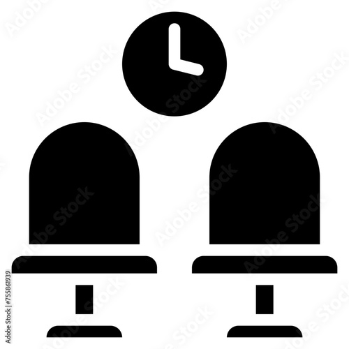 Departure Lounge Seats Icon