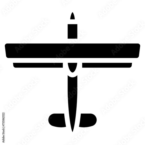 Biplane Aeroplane Icon