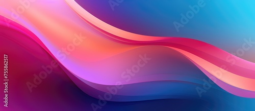 Abstract Cover Design with Curved Gradient Pattern for Colorful Background