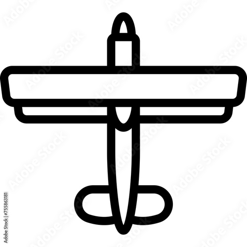 Biplane Aeroplane Icon