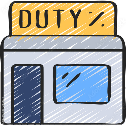 Duty Free Shop Icon