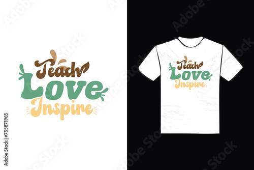 Motivational t-shirt design modern lettering T-shirt Design