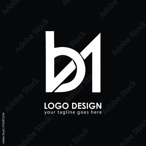 BA BN Logo Design, Creative Minimal Letter BN BA Monogram