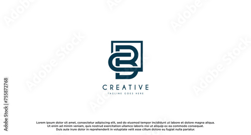 initial letter logo cb, bc, b inside c vector inspiration.