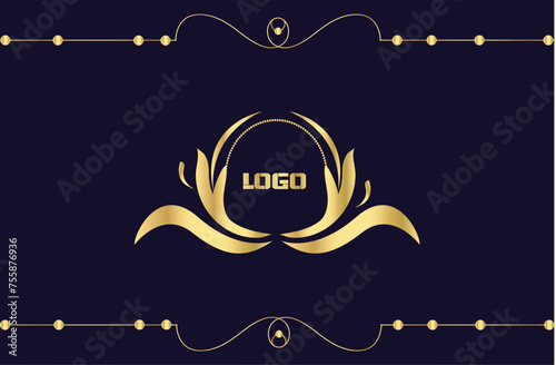 Modern corporate company luxury logo and business card logo.
