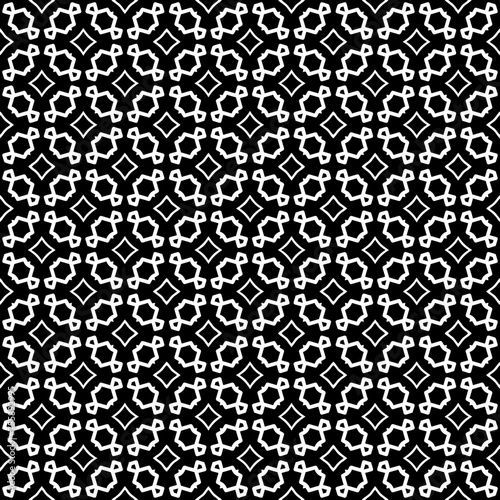 Wallpaper Mural Black and white seamless abstract pattern. Background and backdrop. Grayscale ornamental design. Torontodigital.ca