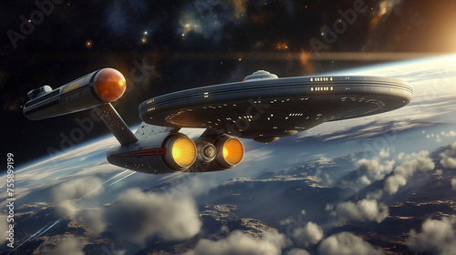 Enterprise - Star Trec - Spaceship photo