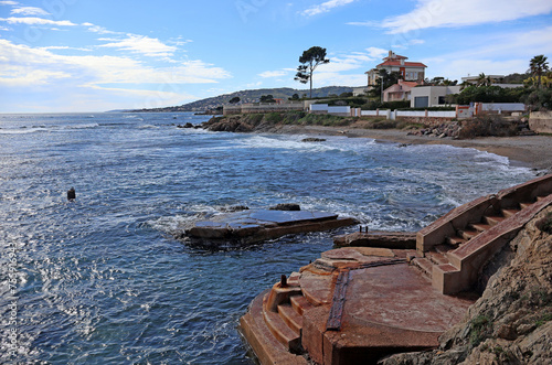 paysage de bort de mer photo