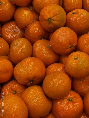 Oranges on the market