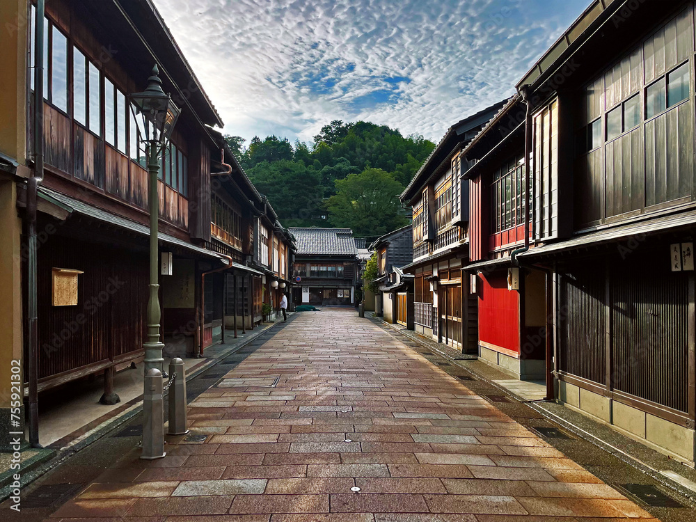 Nostalgic Beauty: Higashi Chaya's Wooden Houses District, Kanazawa, Ishikawa, Japan Nostalgic Beauty: Higashi Chaya's Wooden Houses District, Kanazawa, Ishikawa, Japan