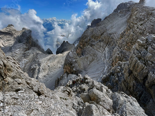 Thrilling Terrain: Exposed Via Ferrata Triumph in Adamello Brenta, Bocchette, Dolomites photo