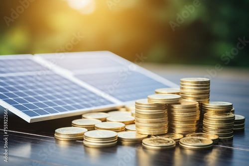 Solar panels making a significant impact on energy savings for a business