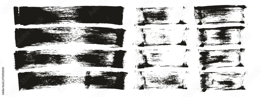 Hand Drawn Flat Sponge Regular Artist Brush Long & Short Background Mix High Detail Abstract Vector Background Mix Set Hand Drawn Flat Sponge Regular Artist Brush Long & Short Background Mix High Detail Abstract Vector Background Mix Set