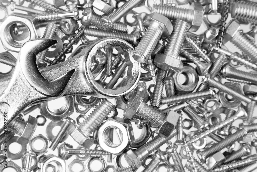 Wrenches on chrome nuts and bolts Wrenches on chrome nuts and bolts