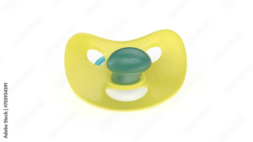 Pacifier on a white background Pacifier on a white background