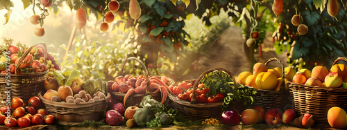 Harvest Time: The Essence of Summer Abundance
