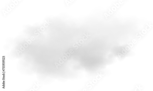 soft white clouds on transparent backgrounds 3d render png