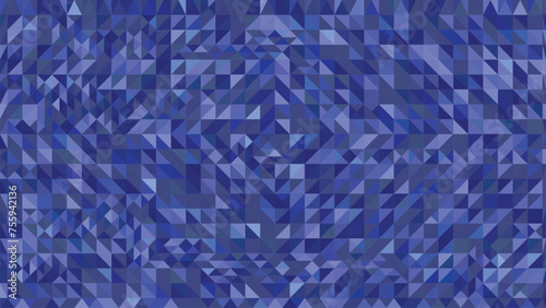 Low poly abstract blue background, trendy, geometric, cyber polygonal wallpaper