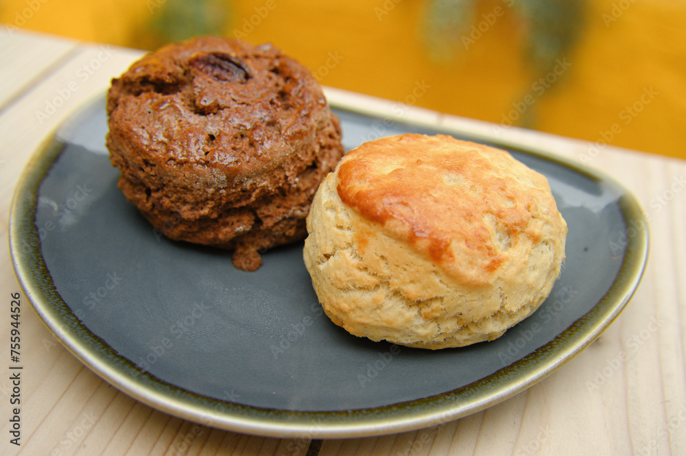 muffins on a plate muffins on a plate