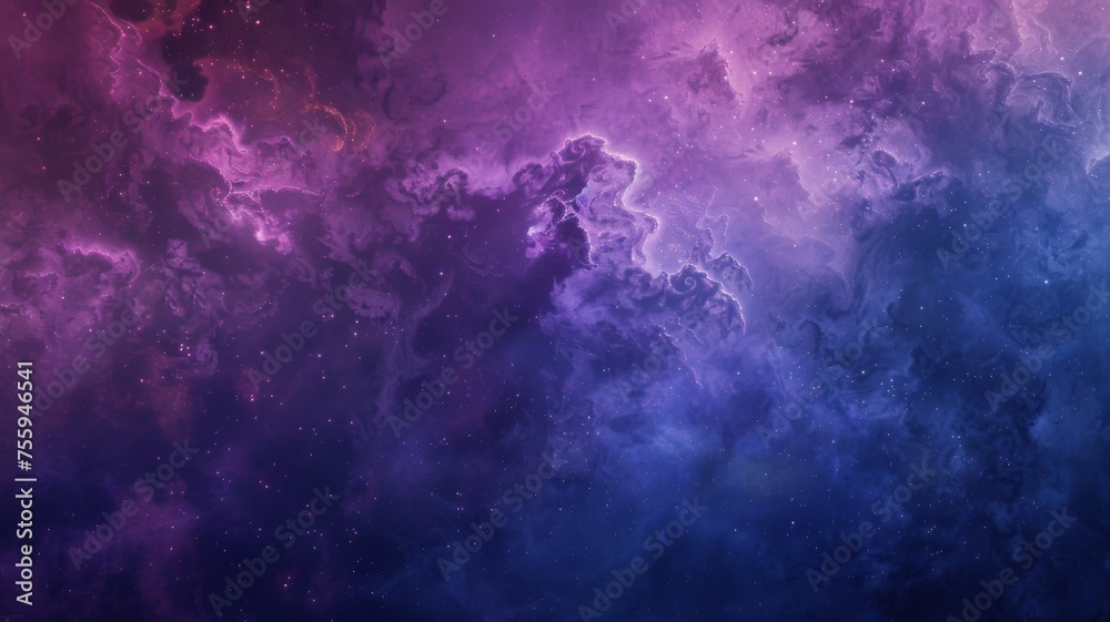 Mesmerizing cosmic cloud formation in purple tones - An ethereal image that captures the beauty of cosmic cloud formations with a blend of purple and blue tones, reminiscent of a nebula Mesmerizing cosmic cloud formation in purple tones - An ethereal image that captures the beauty of cosmic cloud formations with a blend of purple and blue tones, reminiscent of a nebula