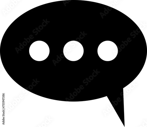 Notification message icon symbol or contact alert vector app, web flat design isolated on transparent background notice pointer with incoming message. Social media chat communication