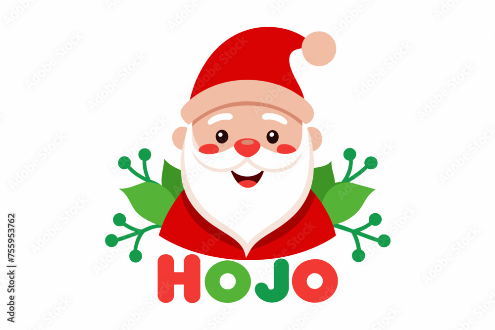 ho ho merry Christmas vector ho ho merry Christmas vector