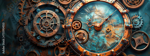 steam, punk, background, gears, industrial, retro, Victorian, machinery, cogs, vintage, steam-powered, brass, clockwork, dystopian, mechanical, gears, pipes, copper, machine, industrialized, technolog photo