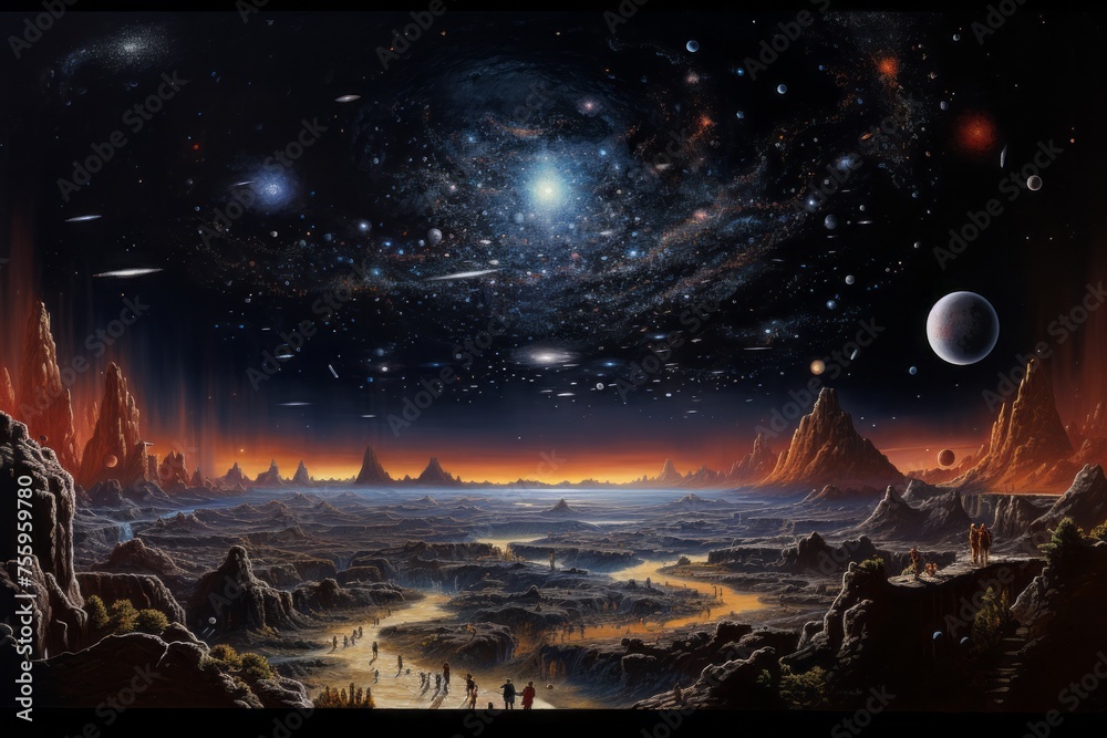 A panoramic view of the universe's wonders