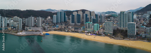 Haeundae Beach south korea © Wirestock
