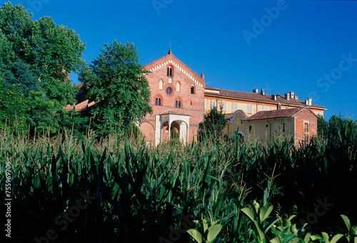 Morimondo, Milan district, Lombardy, Italy, Europe, Cistercian abbey of Morimondo photo