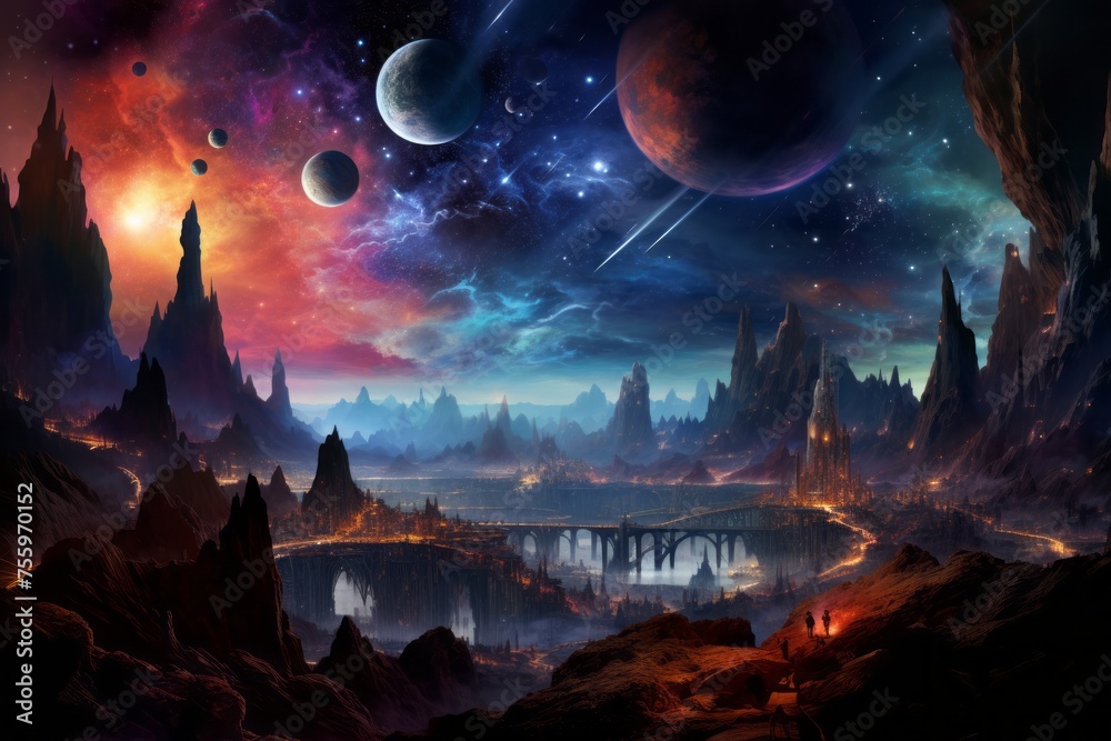A breathtaking view of the cosmic panorama