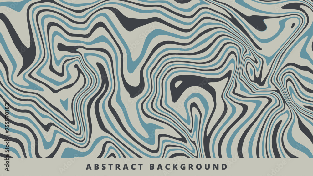 Fototapeta premium Colourful liquify abstract pattern background