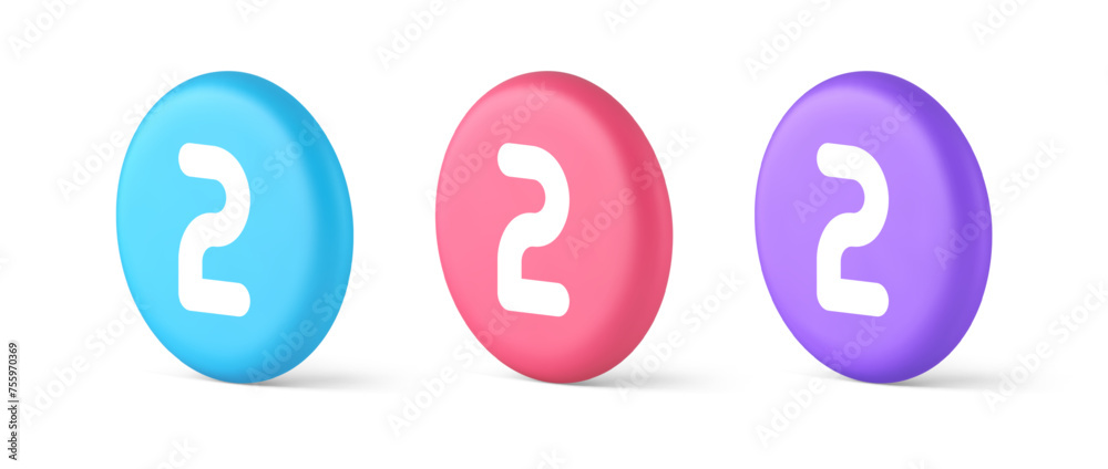 Two character button numeral cyberspace calculation service 3d realistic isometric circle icon Two character button numeral cyberspace calculation service 3d realistic isometric circle icon