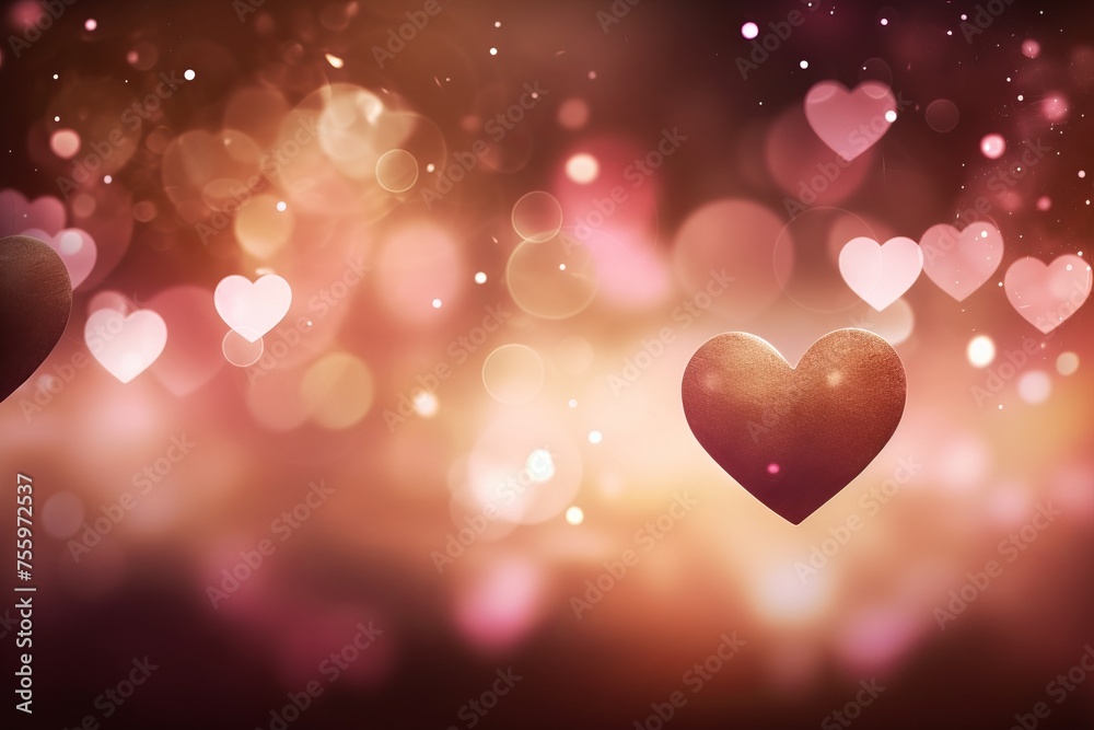 Romantic bokeh background for love Romantic bokeh background for love