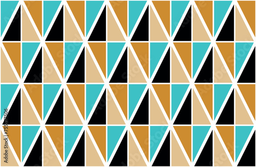 Seamless geometric pattern. Vector Illustration. photo