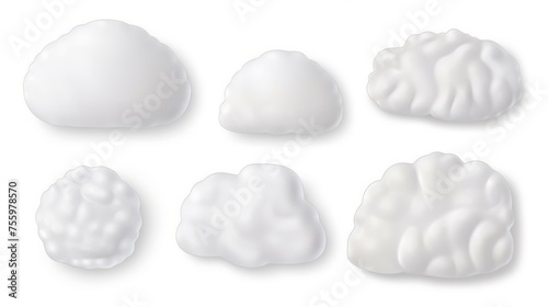 Whimsical White Clouds Collection
