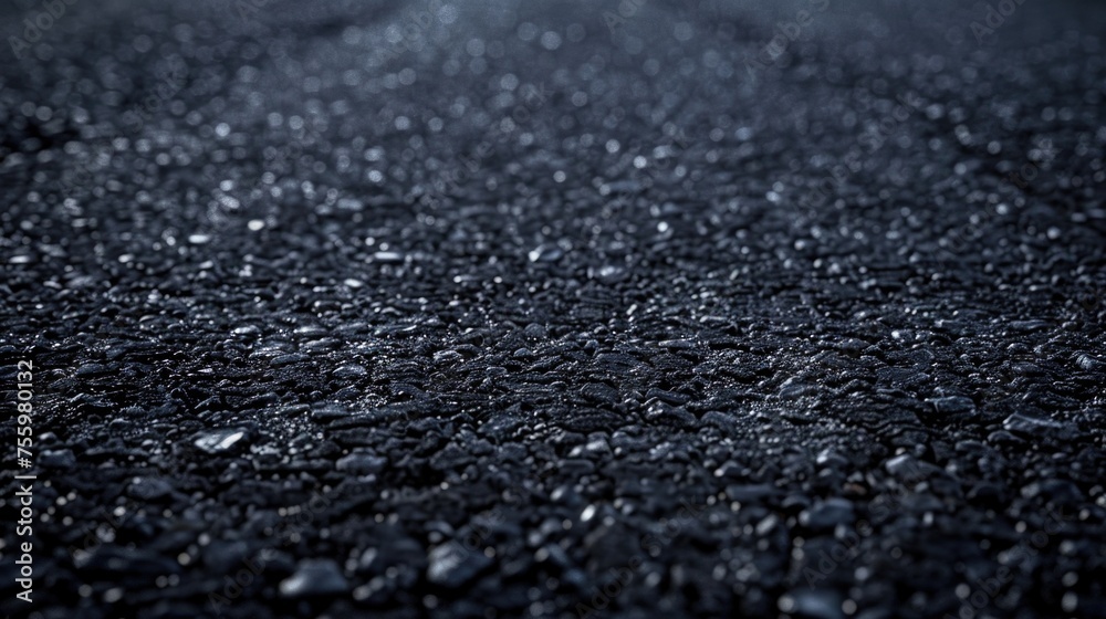 Detailed view of a black asphalt road, suitable for transportation concepts. Detailed view of a black asphalt road, suitable for transportation concepts.