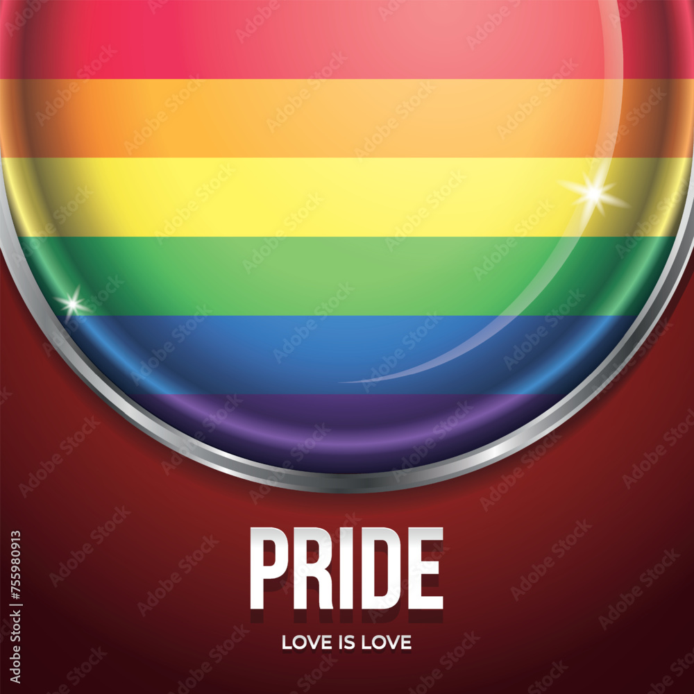 LGBTQ+ love ball positive poster gay pride LGBTQ+ love ball positive poster gay pride