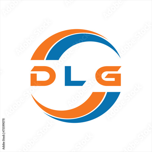 DLG letter design. DLG letter technology logo design on white background. DLG Monogram logo design for entrepreneur and business