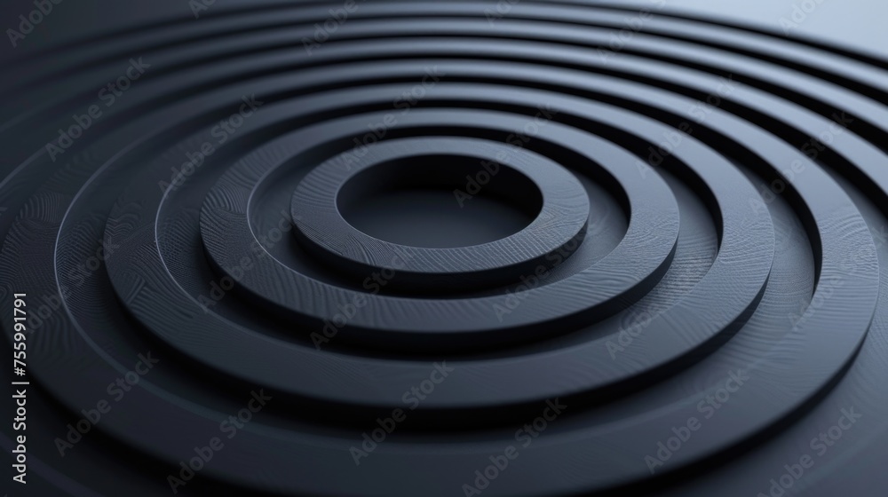 Detailed shot of a black circular object, suitable for various projects. Detailed shot of a black circular object, suitable for various projects.