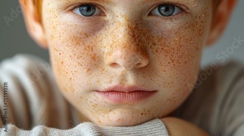 Inflammatory dermatitis on the bends of the child's arms. Dermatitis, psoriasis, allergies, atopy. Selective focus photo