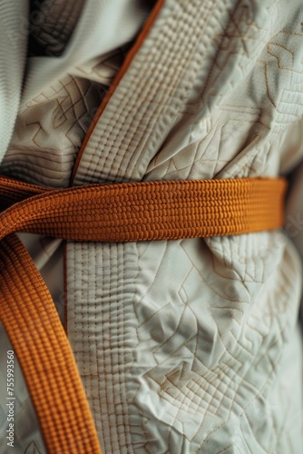 Close up shot of a person wearing a belt, versatile for various concepts and designs.