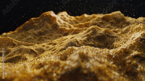 A detailed view of a pile of sand. Suitable for construction or beach themes.