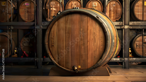 background of barrel
