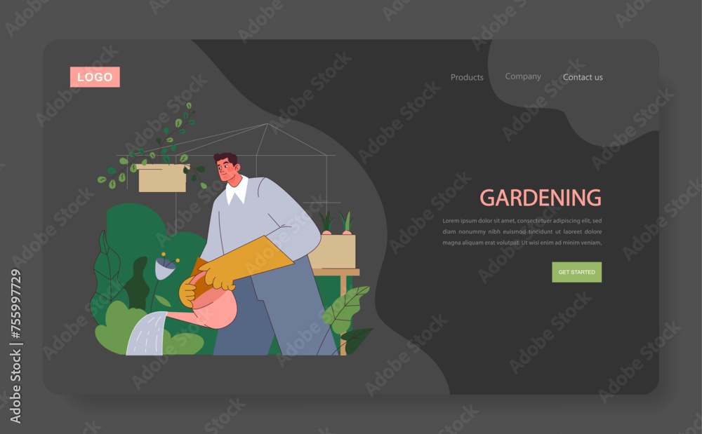 Gardening concept.