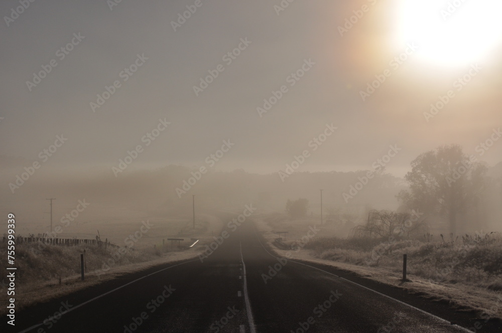 Foggy Sunrise, Armidale, Australia