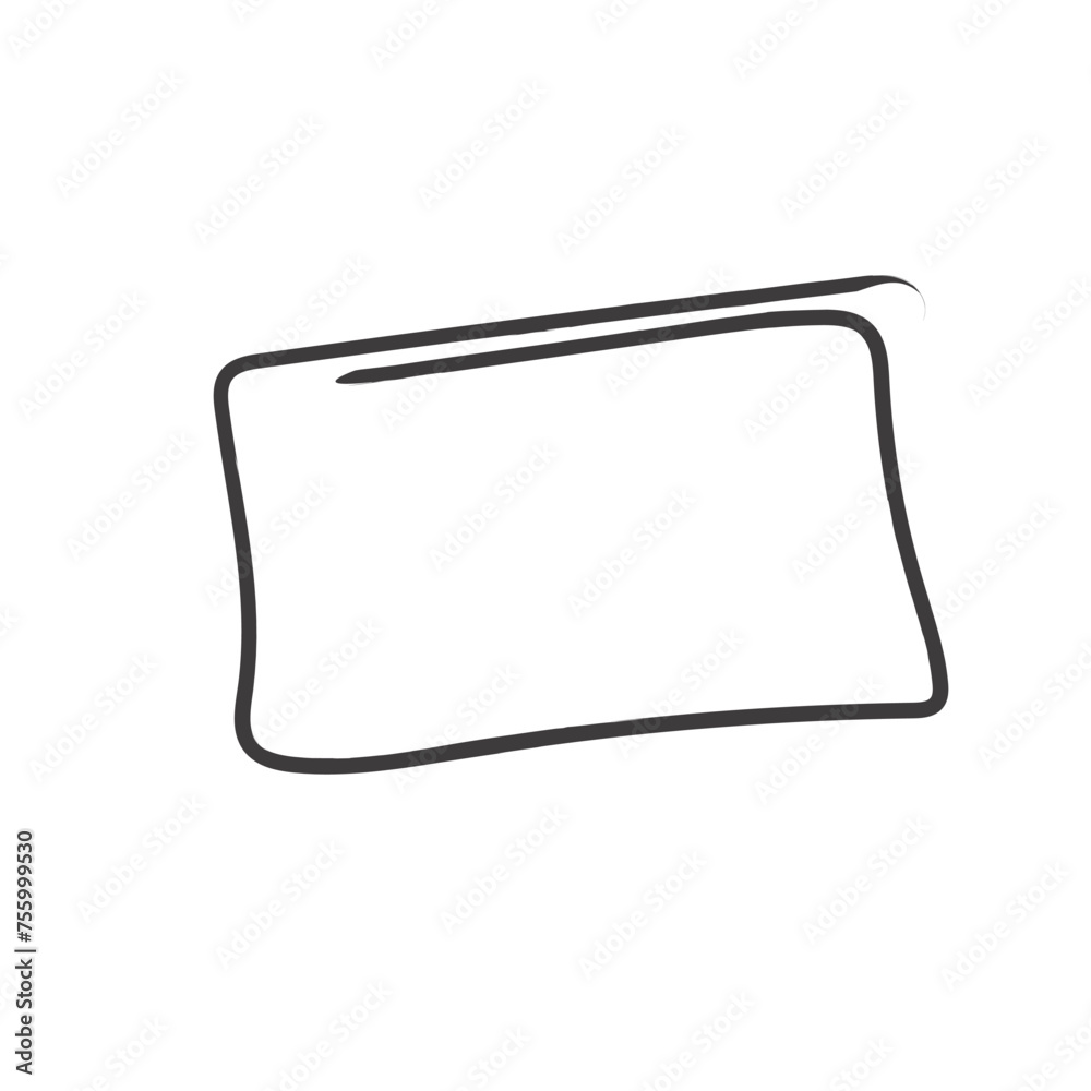 Hand drawn square frames in sketchy style. Rectangular handdrawn grungy borders. Vector illustration of pencil outline stroke framework box. Collection of doodle school draft frames Hand drawn square frames in sketchy style. Rectangular handdrawn grungy borders. Vector illustration of pencil outline stroke framework box. Collection of doodle school draft frames