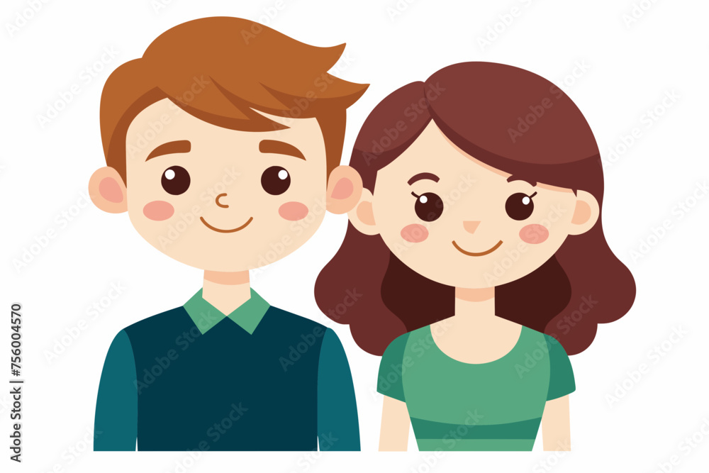 cute couple cartoon vector svg file cute couple cartoon vector svg file