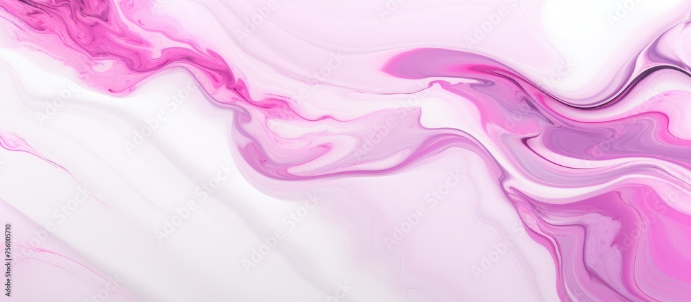 Abstract background with white and pink marble texture